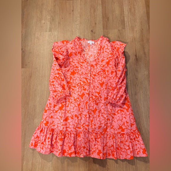 Sugarlips Dresses & Skirts - Sugarlips Pink and Orange Floral Mini Dress